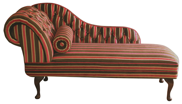 Striped Chaise Longue