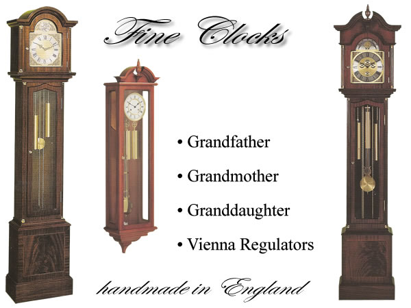 fine handmade clocks grandfather grandmother granddaughter