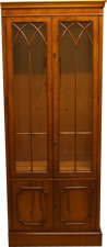 Modular Bookcase Yew Mahogany