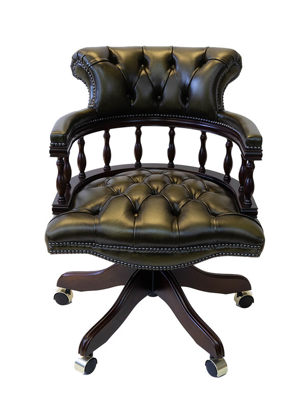 Captains Chair Mahogany Olive