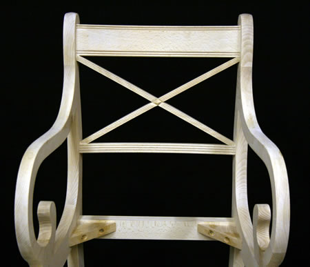 Cross Stick Dining Chair Back
