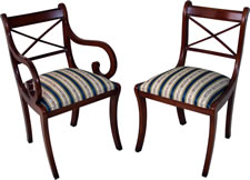 Cross Stick Dining Chairs