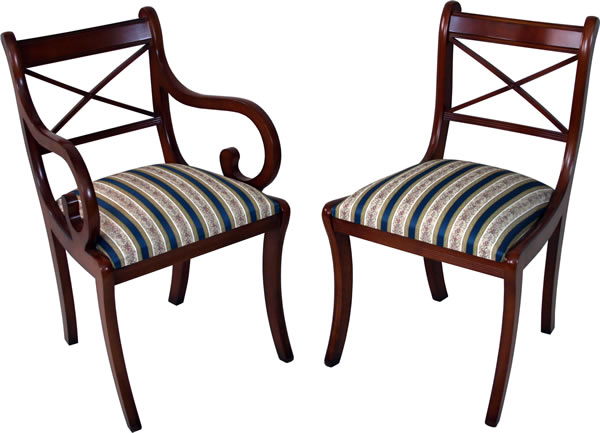 Cross Stick Dining Chairs