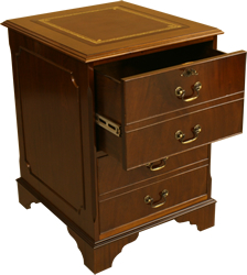 2 drawer reproduction filing cabinet mahogany