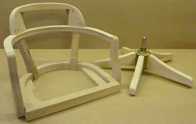 Court Swivel Desk Chair Frame