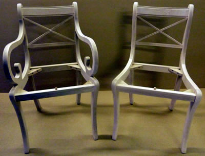 Cross Stick Dining Chair Frames
