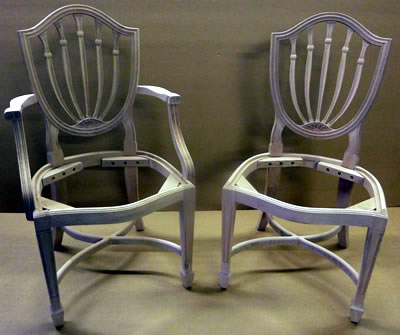 Feather Back Dining Chair Frames