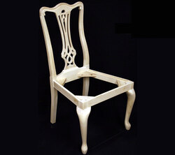 Queen Ann Single Chair Frame