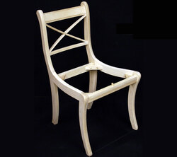 Cross Stick Single Chair Frame