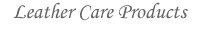 Leather Care Products