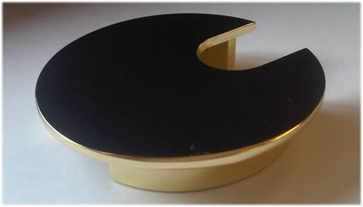 Large Brass Monitor Plate