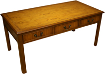 Chippendale coffee tables yew mahogany