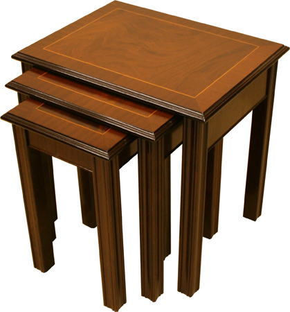 Chippendale Nest of Tables Mahogany