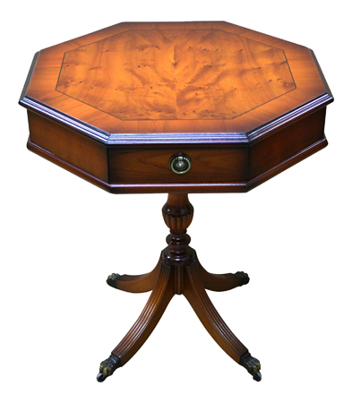Octagonal reproduction drum table