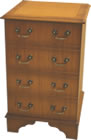 Reproduction Hifi Cabinets in Yew and Mahogany