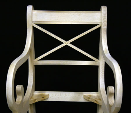 Cross Stick Dining Chair Back