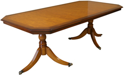 reproduction inadam dining tables mahogany yew