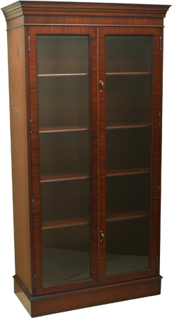 Tall reproduction display cabinet