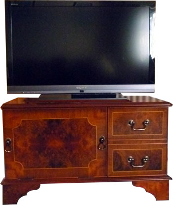 Reproduction Dvd And Plasma Lcd Television Cabinets Stands Yew