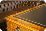 Leather topped desk