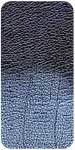 Blue leather sample